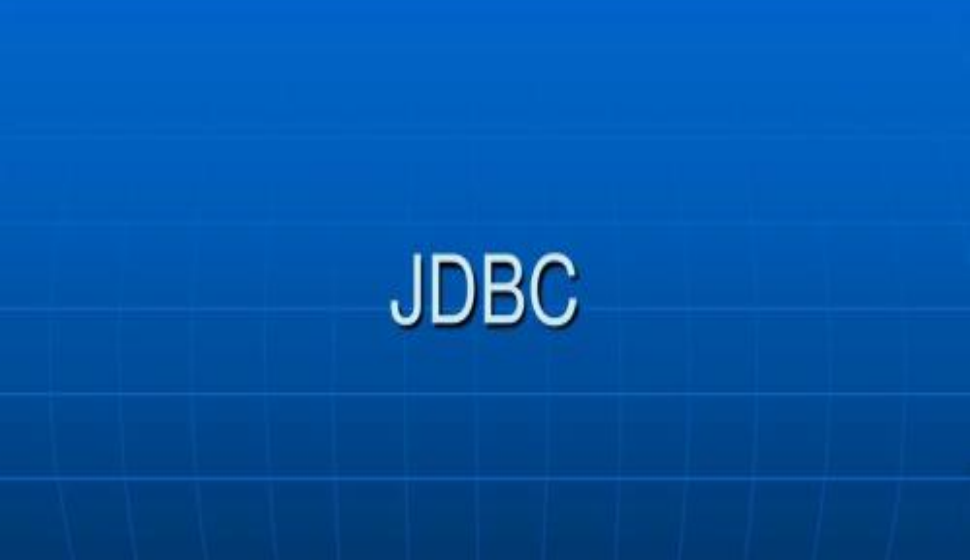 JDBC數據庫程序設計